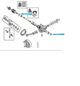 Simering přední nápravy 5066066aa Jeep Liberty 02-07